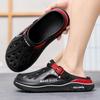 Fashion Summer Men Clogs Non-slip Thick-soled Casual Shoes Outerwear Beach Soft-soled Baotou Slippers Men's Slippers Sandals