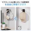 GAGUIUP Headphone Hooks, Set of 2, Headphone Stand, Magnetic Hook, Headphone Hanger Stand, Easy Installation, Convenient Storage (Black)