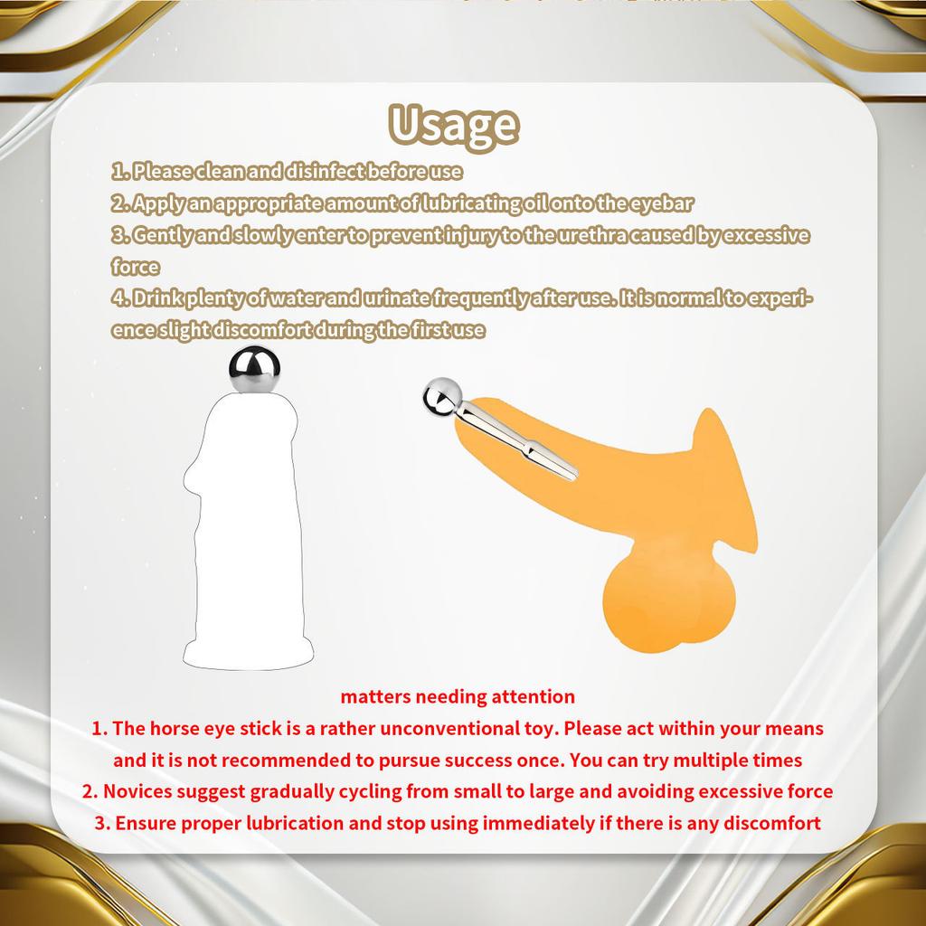 Masculin din oțel inoxidabil cateter uretral dop penis sondare tijă uretra inserție jucărie adult masculin castitate jucărie