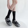 Women Socks Summer Ultra-thin Transparent Nylon Long Socks Women Casual Thin Breathable Solid Color Black White Skin Gray Socks