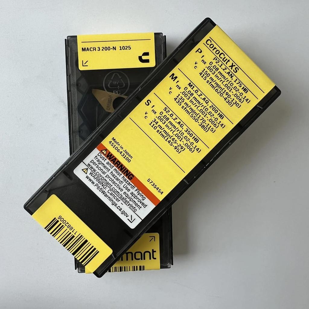 MACR3200-N 1025 /  CNC lathe carbide blade 10 Pcs