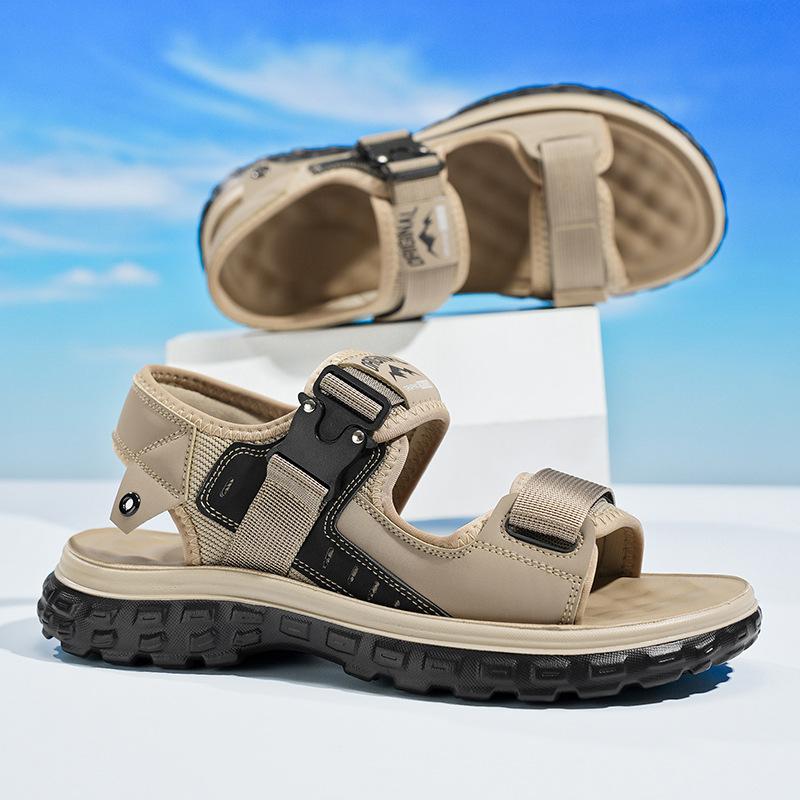 2025 Spring and Summer New Men's Trend Casual Fashion Versatile Daily Comfortable Breathable Open-toed Men's Sandals