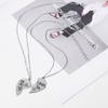 Combination Stainless Steel Lettering Love Friendship Necklaces Ins Net Red Wind Good Sister Necklaces 2 Piece Set