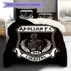 Apollon Limassol FC Bedding Quilt Set Quilt Cover Pillowcase Home Decoration Birthday Gift (1 * Duvet Cover + 2 * Pillowcase, Without Core)
