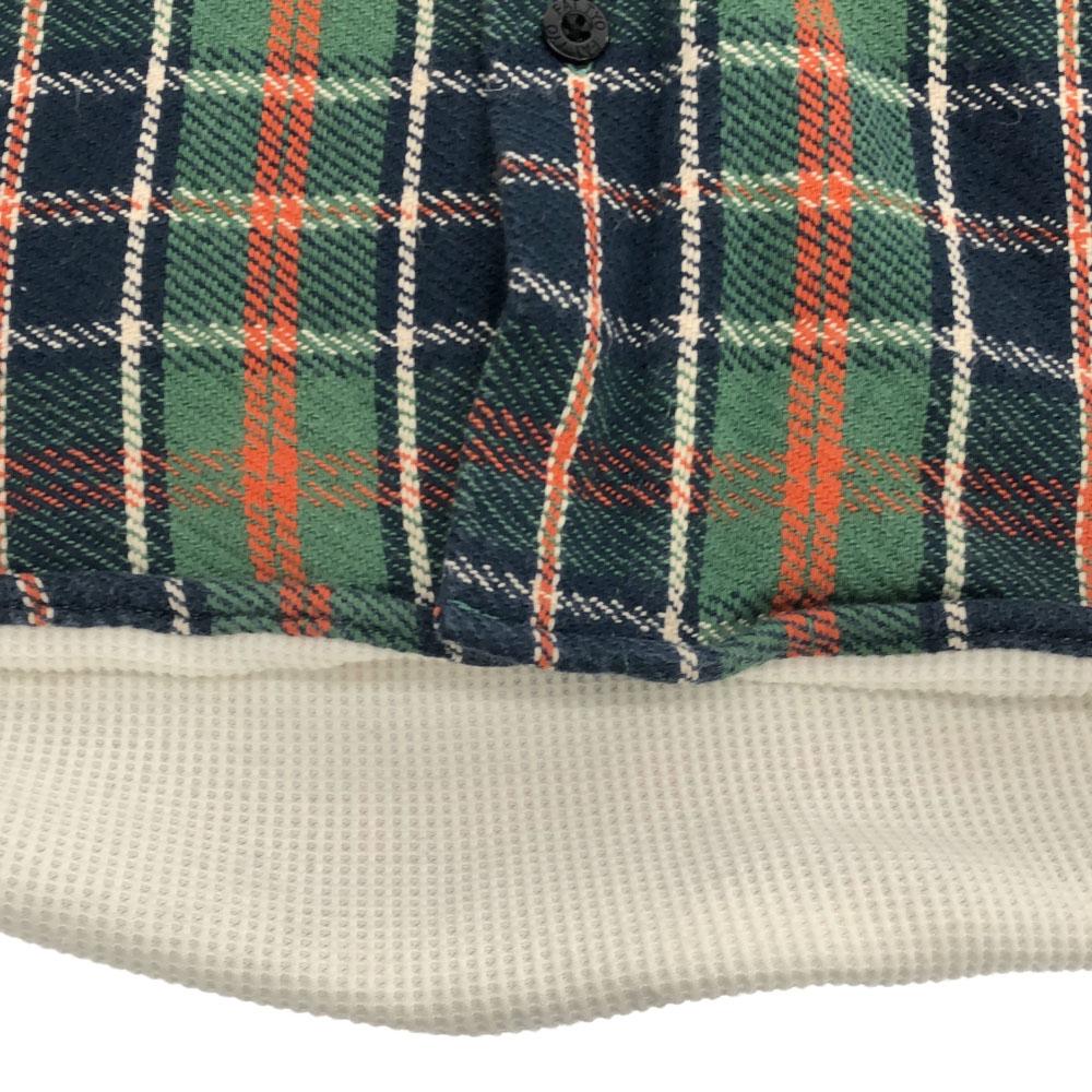 FAT Check Pattern Jacket SKINNY Green system Parker Men's Used