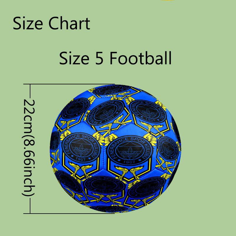 1pc FIFA World Cup Theme Size 5 Soccer Ball, Standard Sport Football Firm Stitching for Training And Match, Gentle on the Feet