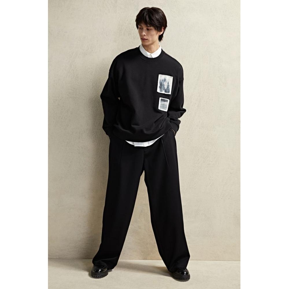 

Толстовка HM Loose Fit, черная
