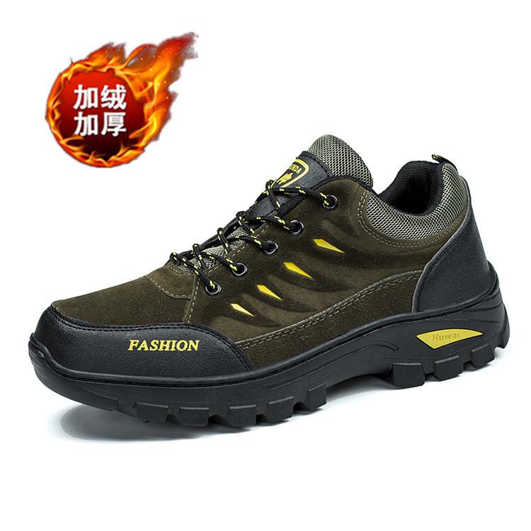 

2025 new spring leisure outdoor men s shoes labor insurance wear-resistant lightweight sports shoes trend leisure travel hiking shoes 40