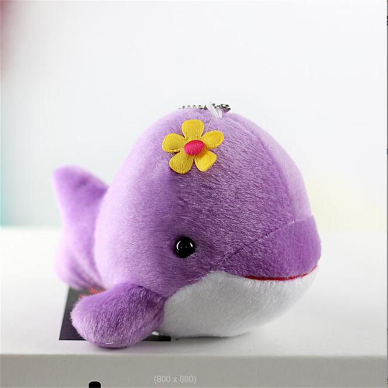 12Cm Approx Multi Color Optional 8 Colors Dolphin Stuffed Plush Toy Whale Doll Small Mini Animal Doll Gift Small Pendant