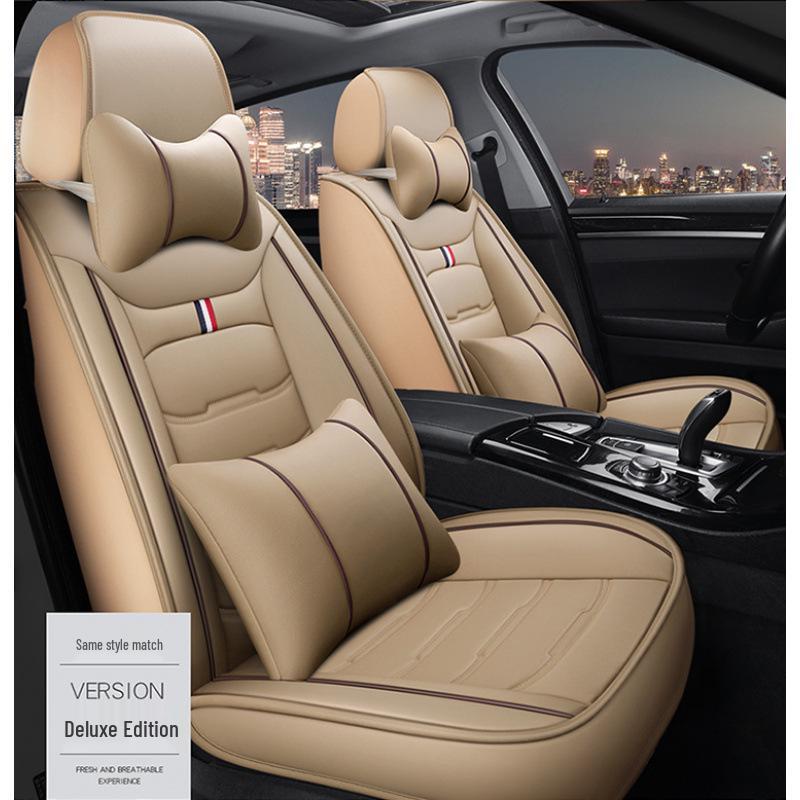 5D Universelles Autositzkissen - Atmungsaktiv, Vollumfassend, Ganzjahresbezug