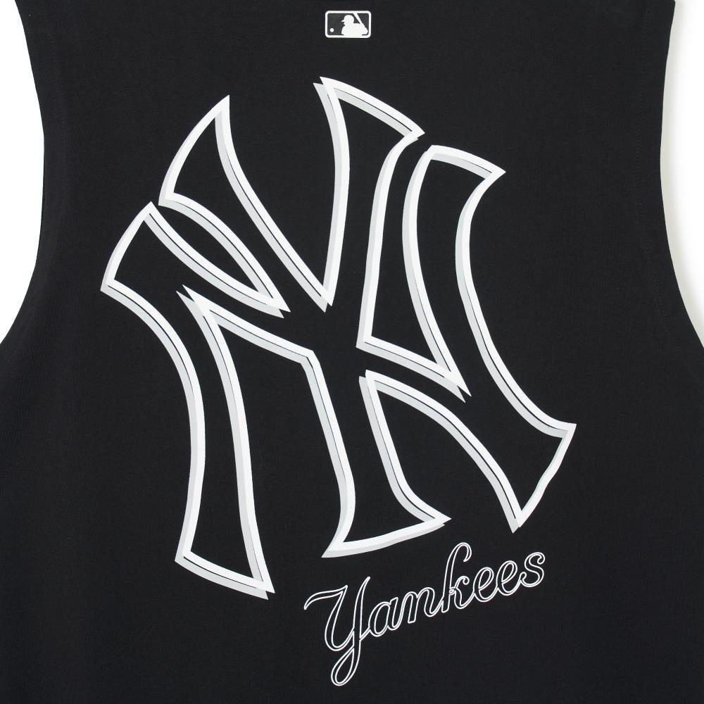 MLB SS24 Tank Tops Unisex Black 3ATKB0343-50BKS