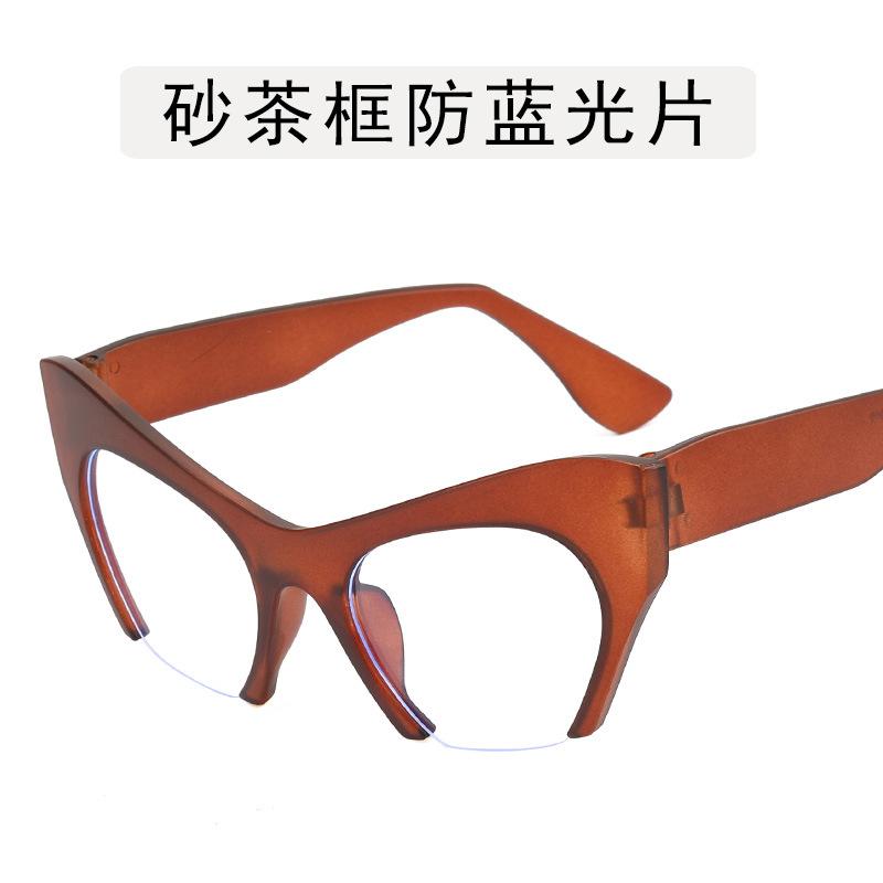 European American Style Women Glasses Frame Cat Eye Shape Blue Light Blocking Woman Glasses High Quality Glasses Women