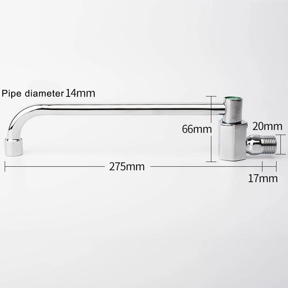 Kitchen Stove Faucet Rotatable Semi-Automatic Faucet Single Cold Water Taps 20/25/30cm  Single Cold Kitchen Swing Stove Faucet