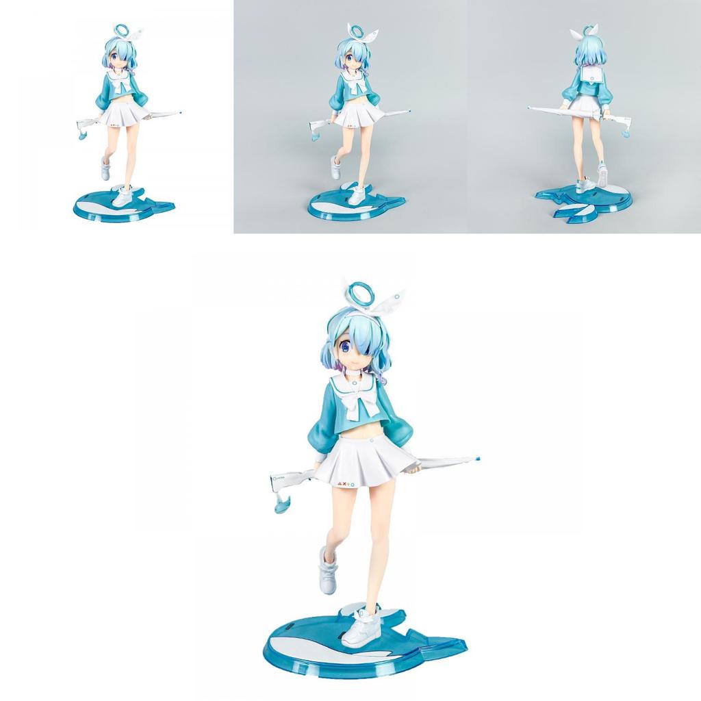 Arona Blue Archive Pvc Figure With Articulated Pose For Anime Collectors