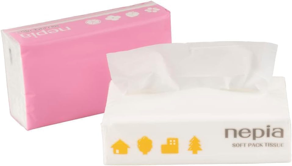 Nepia Soft Pack 400 Sheets X 10 Value Large Capacity Tissues, (200 Pairs) Packs, Pack,