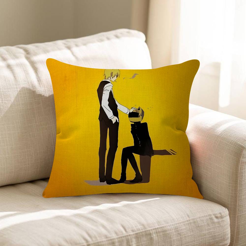 Anime DuRaRaRa Pillow Cushion Cover Pillowcase Living Room Sofa Home Decor Customized