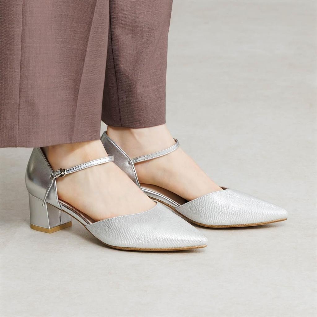 HIMIKO / Himiko / Separate Strap Pumps / 640010 Silver M