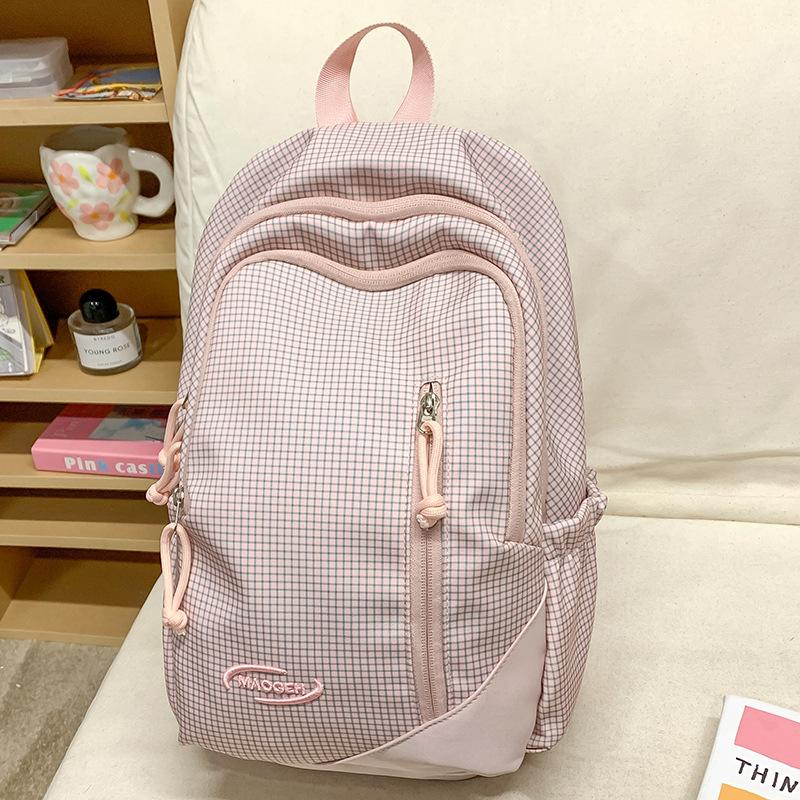 Children's Schoolbags Elementary School Students  Girls Junior High School Students  High School Students  Large Capacity Splicing Backpacks