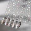 Butterfly Nail Art Stickers Embossed Nail Decals Nail Art Design Self Adhesive Nail Supplies For Women Manicure Decoration
