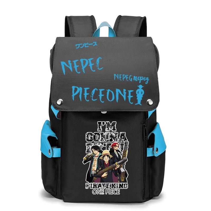 One Piece large-capacity printed backpack 7527 KTB
