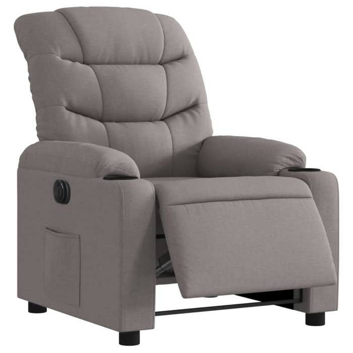 VidaXL Fauteuil Inclinable Électrique, Chaise de Relaxation avec Dossier, Siège avec Accoudoirs, Fauteuil TV de Salle de 3206634
