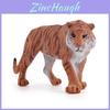 Pvc Tiger Model Static Collectible For Kids Educational Display