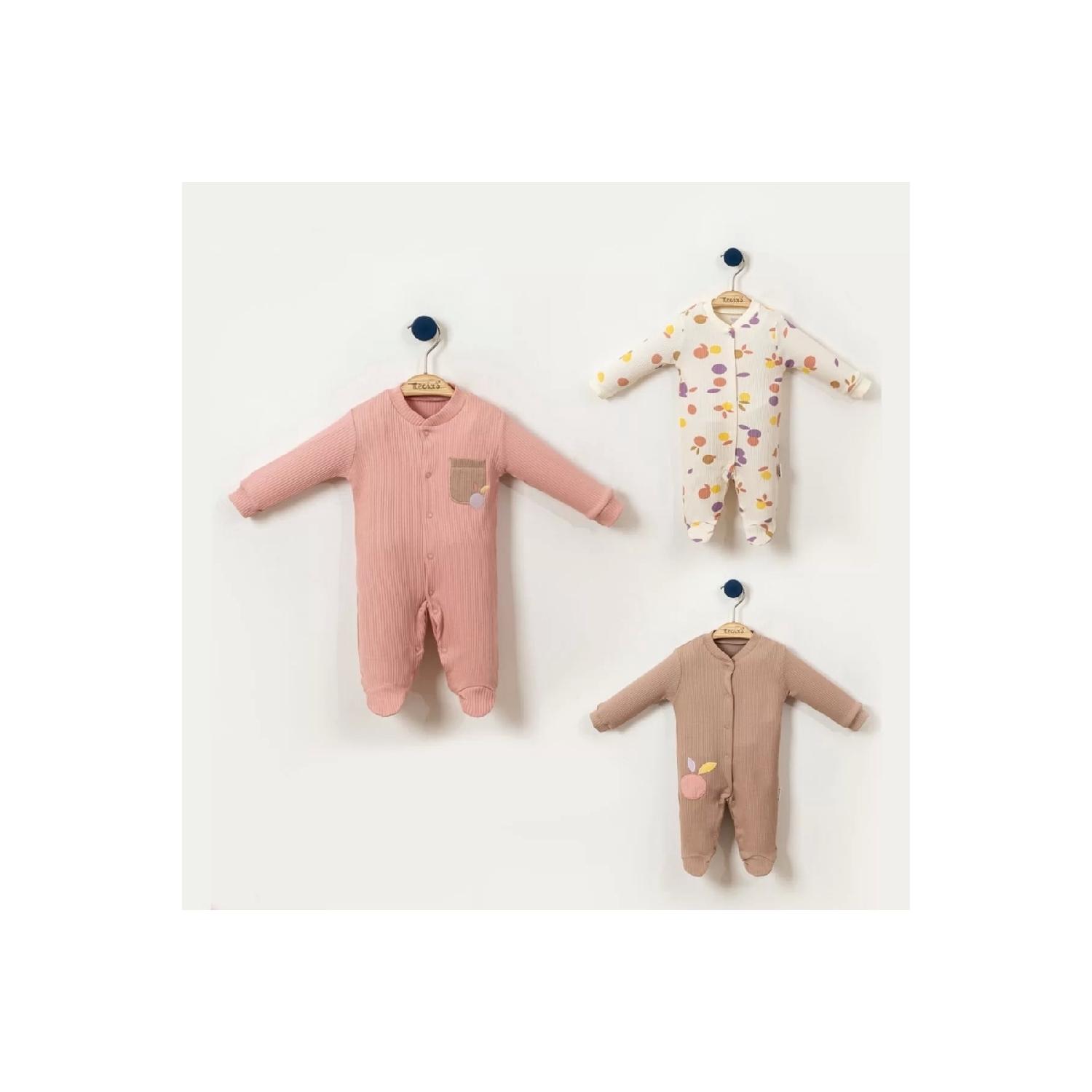 

Kashkorse Fabric Speck Patterned 0/3 Month One Size Jumpsuit
