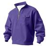 Men's Solid Color Half Zipper Sweatshirt Men's Sports Large Size Casual Sweatshirt