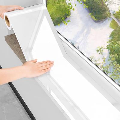 1 Rolka Samoprzylepnych Naklejek na Parapet - Wzór Białego i Szarego Marmuru Winyl Współczesne Błyszczące Wykończenie, Łatwa Instalacja Peel & Stick na Powierzchnie