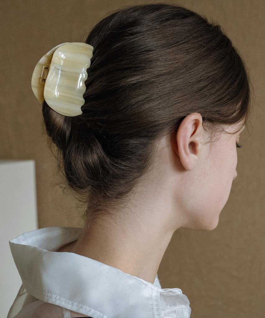 Has En012 Cellulose Circle Hair Clip (2Colors)
