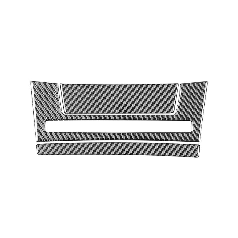 Carbon Fiber Car Seat Adjustment Control Ventilation Buttons Panel Interior Decoration Sticker For BMW 5 Series E60 2004-2007
