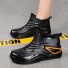 Rain Boots for Men Rainproof and Waterproof Shoes Short Non-slip Casual Fishing Rubber Boots Work Rubber Shoes Motorcycle Boots
