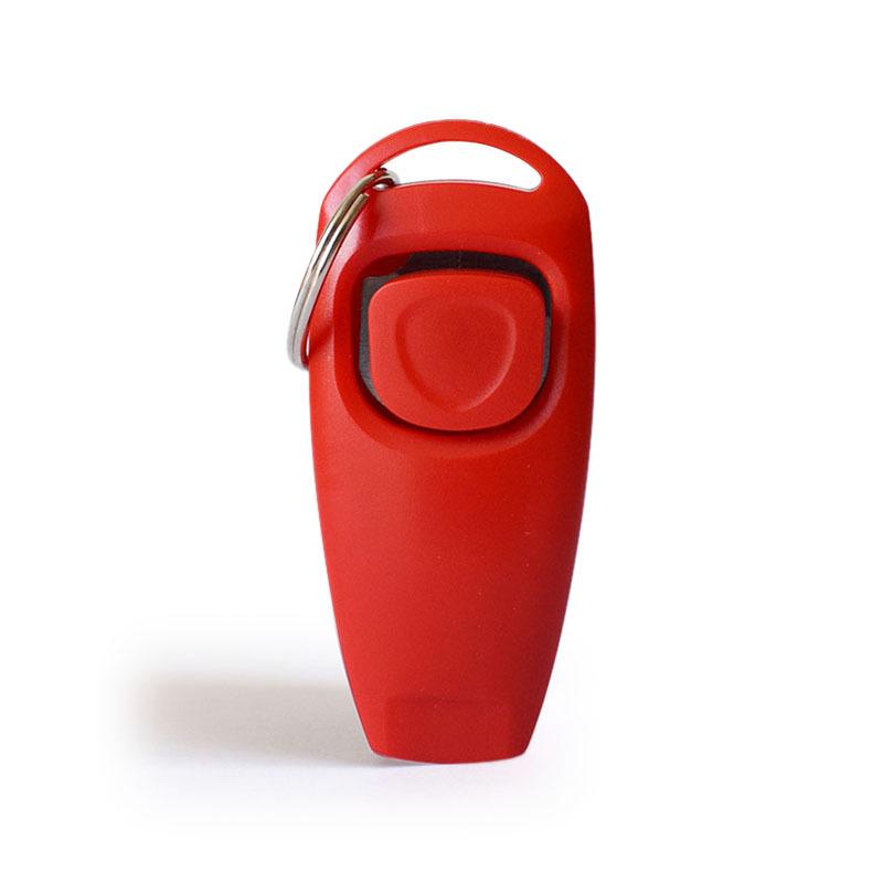 Pet Training Whistle & Clicker: Multi-Functional Dog Trainer with Keychain.