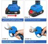 Brushless Electric Pruning Shears Garden Tool Battery Pruner Cordless Electric Garden Scissors Fruit Tree For Makita 18V Battery