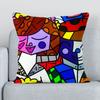 Britto Couch Pillows for Bedroom Pillow Cases for Bed Decorative Sofa Cushion Cover  Bedroom Home Decoration AccessoriesZ,(2)