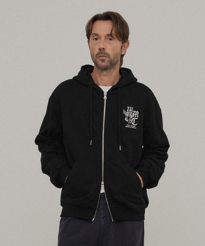 Wmc Angels Zip-Up Hoodie_Black