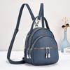Stylish High-quality Macaron Color Backpack Fashionable Versatile Handbag With Zipper Closure