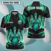 Bowling Graphic 3D Printed Polo Shirts 2025 Fashion Mens Polo Shirt Casual Quick Dry Team Uniforms Tee