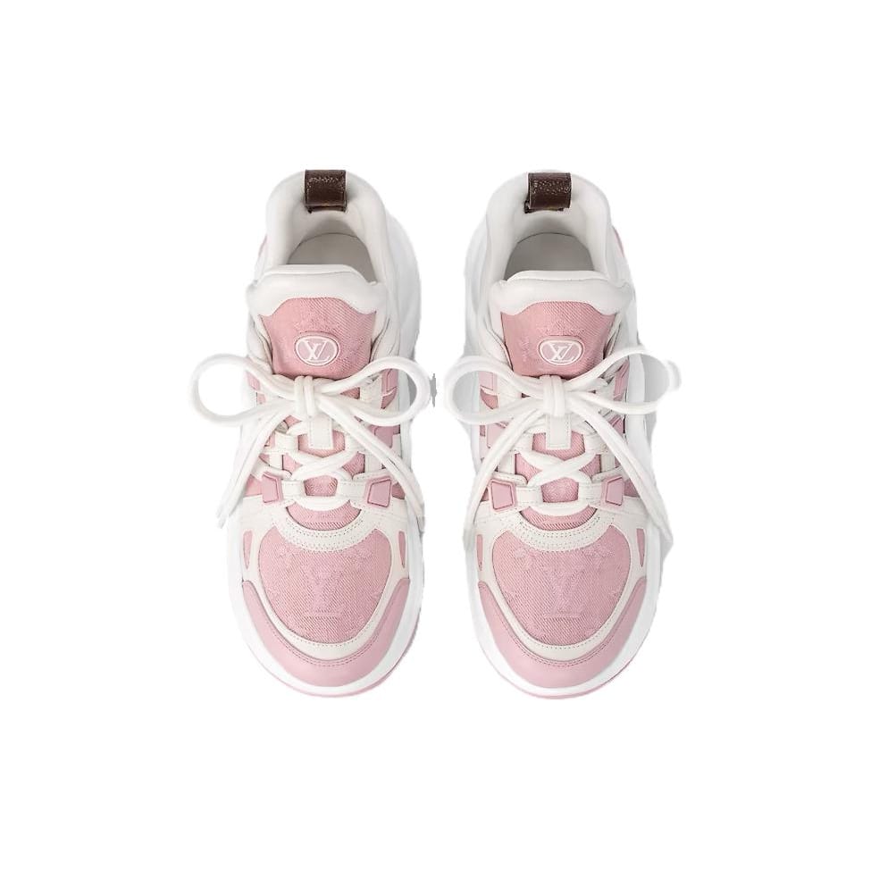LOUIS VUITTON Archlight High top Casual Shoes Women's Pink 1ACL0E