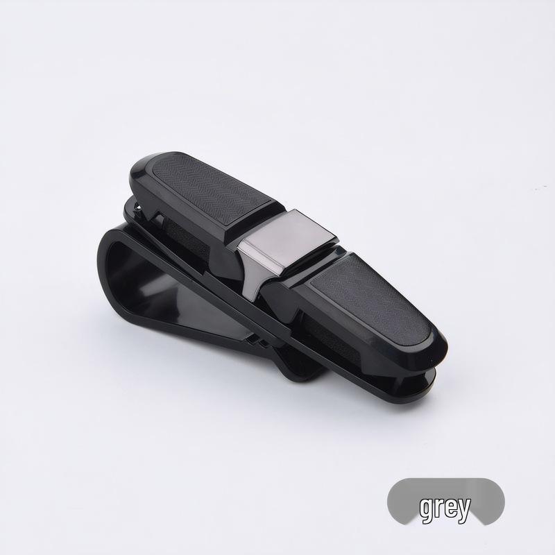 Multifunctional Car Visor Clip: Creative Sunglasses & Eyeglasses Holder for Car Interior
