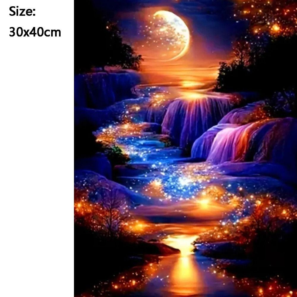 Round Drill 5D Diamond Painting 30x40cm DIY Diamond Painting Handmade Painting  Home Decor