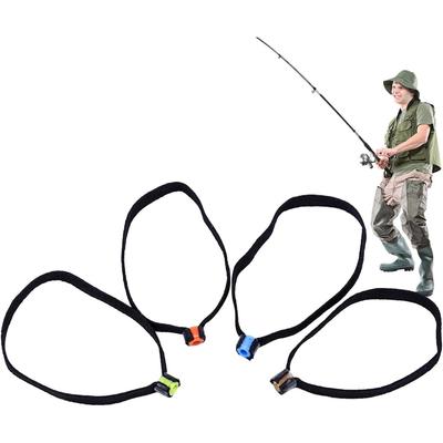 Cinto para carretilha de pesca, dispositivo para passar linha em equipamento de pesca, dispositivo de passagem de linha pequeno elástico portátil de 4 peças, fio leader