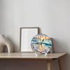 Seaside Wave Wall Clock 10 Inch Battery Operated Ocean Tropical Beach Sunset Dusk Blue Summer Hawaii Clock Silent Non-Ticking Modern Clocks