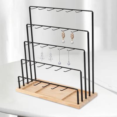 Earring Display Stand Holder Hanging Tabletop Jewelry Hanger Rack for Keychains Photography Home Earring Hooks Hair Accessories