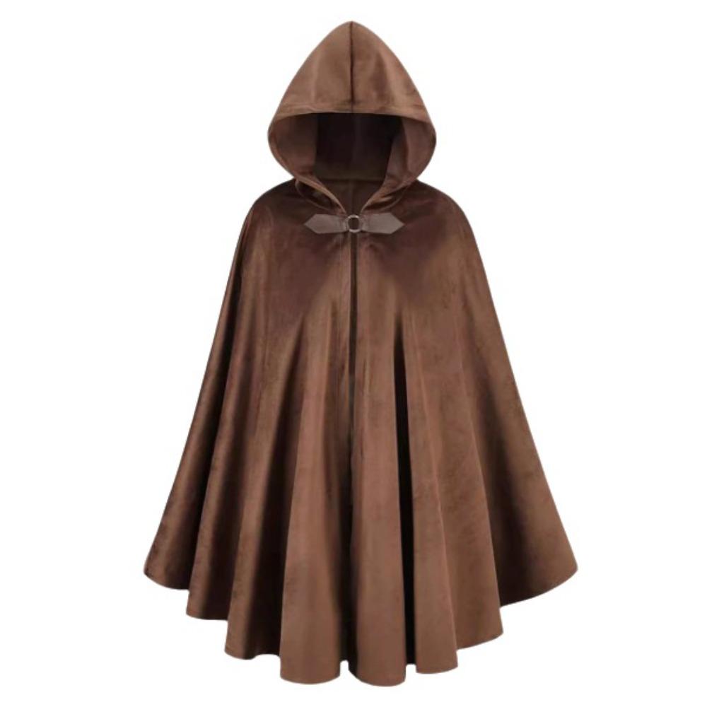 Retro Halloween Cloak Dark Style Cosplay Costume Warrior Cloak Medieval Cloak Halloween Costume хаки