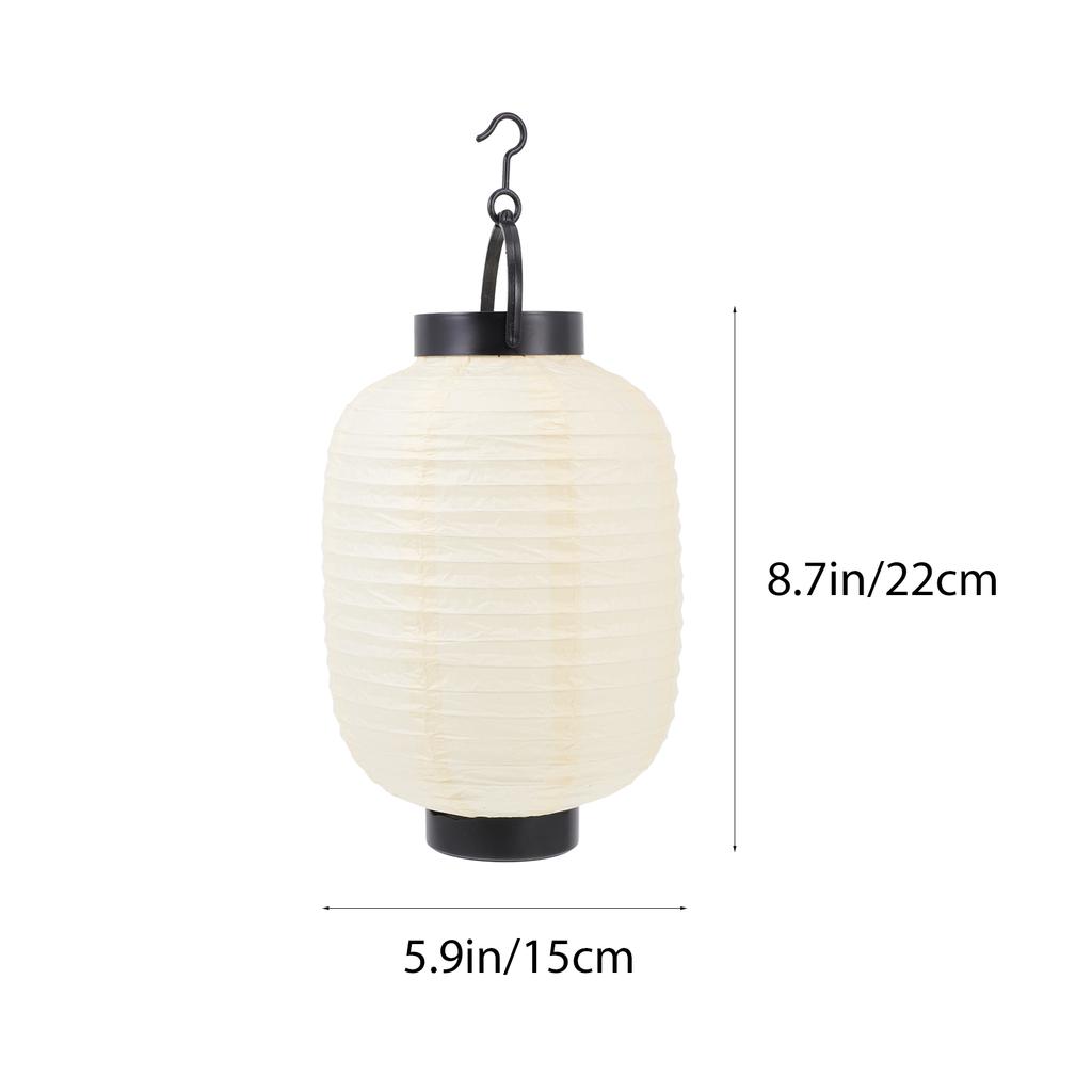 1pc Folding Lantern With Light Decorative Paper Hanging Lamp For Party Wedding Baby Shower Diy Design Festival Home Decor