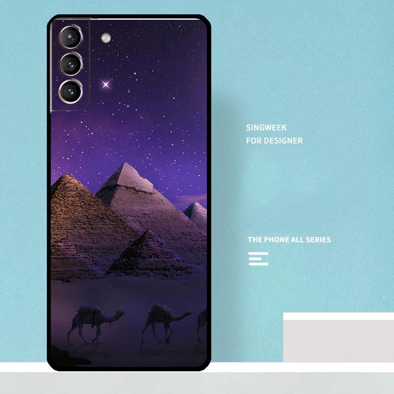 Ancient Egyptian Case For Samsung Galaxy S25 Ultra S21 S22 S23 S24 Ultra S9 S10 S20 Plus S25 FE Phone Cover