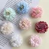 10PCS Artificial Camellia Cloth Applique Multilayer Jewelry Accessories  Sewing