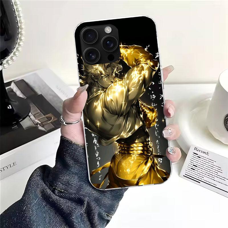 JoJo Adventure Dio Diego Brando Soft Phone Case For IPhone 11 17 Air 16E 16 Pro Max 15 + 14 Plus 13 Mini 12 Apple 7 SE 8 Fundas