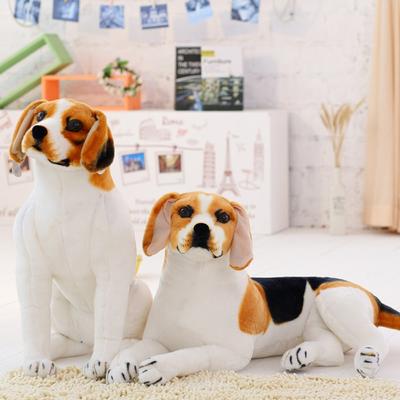 Simulation Hund Miguel Puppe Plüschtier großer Wolfshund Puppe stehender Hund liegender Hund Ornament Puppe